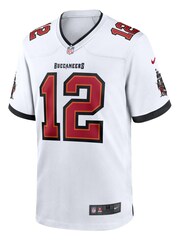 Nike White NFL Tampa Bay Buccaneers Game Road Jersey - Tom Brady - Image 2 of 3