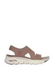 Skechers Brown Sandals - Image 1 of 4