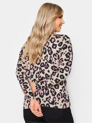 M&Co Leopard Print Jumper - Bild 2 von 4