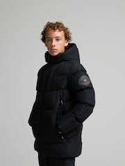 Zavetti Canada Black Jn Saletini Puffer Parka Jacket - Image 1 of 7