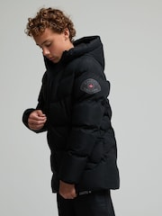 Zavetti Canada Black Jn Saletini Puffer Parka Jacket - Image 4 of 7