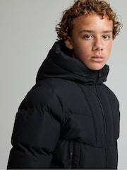 Zavetti Canada Black Jn Saletini Puffer Parka Jacket - Image 6 of 7