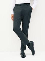 Anthrazitgrau - Tailored Fit - Elegante Stretch-Hose - Bild 1 von 5