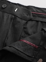 Charcoal Grey Tailored Fit Stretch Smart Trousers - Image 10 of 11