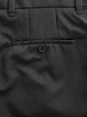 Charcoal Grey Tailored Fit Stretch Smart Trousers - Image 11 of 11