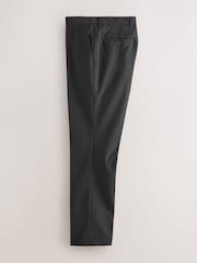Charcoal Grey Tailored Fit Stretch Smart Trousers - Image 7 of 11