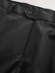 Charcoal Grey Tailored Fit Stretch Smart Trousers - Image 9 of 11