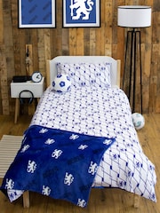 Arsenal Blue Chelsea  FC Single Reversible Duvet Cover and Pillowcase Set - Image 3 of 6