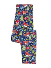 Navy Blå - Frugi Libby Trykte Leggings - Bilde 1 av 4
