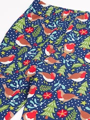 Navy Blå - Frugi Libby Trykte Leggings - Bilde 3 av 4
