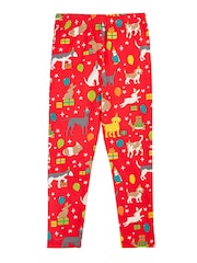 Rød - Frugi Libby Trykte Leggings - Bilde 2 av 4