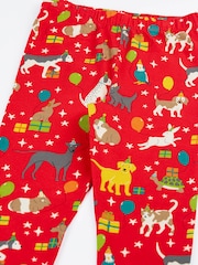 Rød - Frugi Libby Trykte Leggings - Bilde 3 av 4
