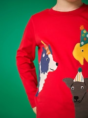 Rød - Frugi Halloween Adventure sirkulær topp - Bilde 2 av 5