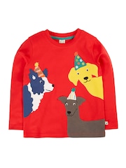 Rød - Frugi Halloween Adventure sirkulær topp - Bilde 3 av 5