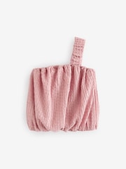 Pink One Shoulder Texture Bubble Top (3-16yrs) - Image 6 of 7