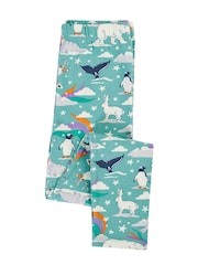 Lime Grønn - Frugi Libby Trykte Leggings - Bilde 1 av 4