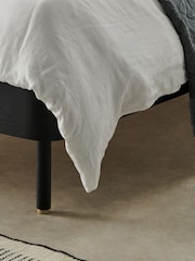MADE.COM Black Stain Oak and Rattan Ankhara Bed - Image 4 of 5