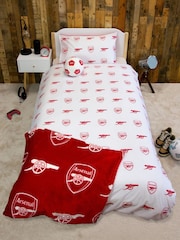 Arsenal Red Chelsea  FC Single Reversible Duvet Cover and Pillowcase Set - Image 2 of 5