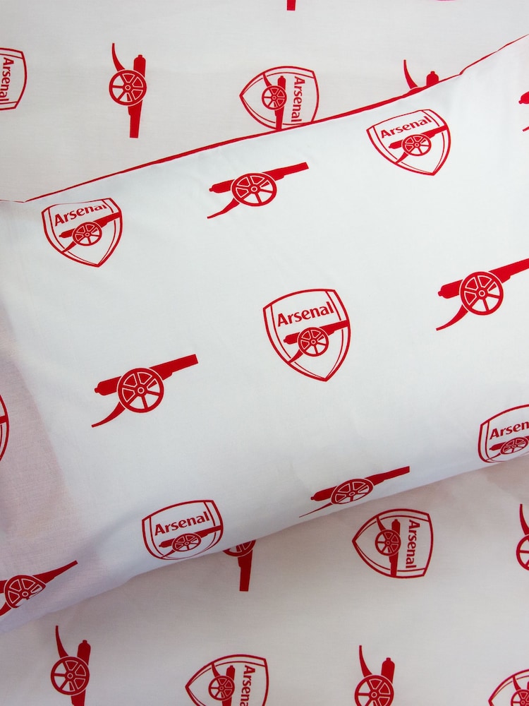 Arsenal Red Chelsea FC Single Reversible Duvet Cover and Pillowcase Set - Image 5 of 5 Arsenal Red Chelsea FC Single Reversible Duvet Cover and Pillowcase Set - Image 5 of 5