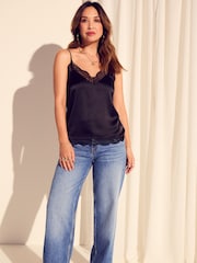 Myleene Klass Lace Black Strappy Camisoles - Image 4 of 9
