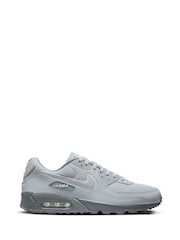 Nike Grey /Ecru Air Max 90 Trainers - Image 1 of 10
