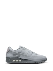 Nike Grey /Ecru Air Max 90 Trainers - Image 3 of 10