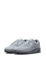 Nike Grey /Ecru Air Max 90 Trainers - Image 5 of 10