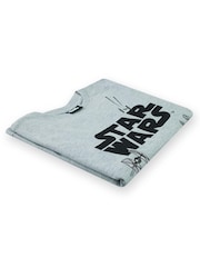Character Grey Star Wars Short Sleeved T-Shirt - Image 3 of 5
