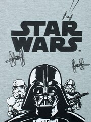 Character Grey Star Wars Short Sleeved T-Shirt - Image 5 of 5