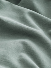 Green 100% Cotton Lightweight Crew Neck Sweatshirt - Image 7 of 7
