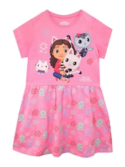 Character Pink Gabby's Dollhouse Short Sleeve Dress - Image 1 of 1
