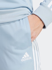 adidas Light Blue 3 Stripe Essentials Tracksuit - Image 6 of 9