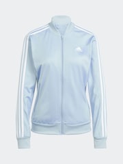 adidas Light Blue 3 Stripe Essentials Tracksuit - Image 7 of 9
