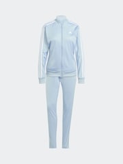 adidas Light Blue 3 Stripe Essentials Tracksuit - Image 9 of 9