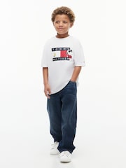 Tommy Hilfiger White Peanuts® Flag Graphic Jersey T-Shirt - Image 2 of 7