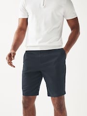 Navy/Stone Slim Fit Stretch Chino Shorts 2 Pack - Image 2 of 13