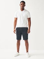 Navy/Stone Slim Fit Stretch Chino Shorts 2 Pack - Image 5 of 13