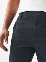 Navy/Stone Slim Fit Stretch Chino Shorts 2 Pack - Image 7 of 13