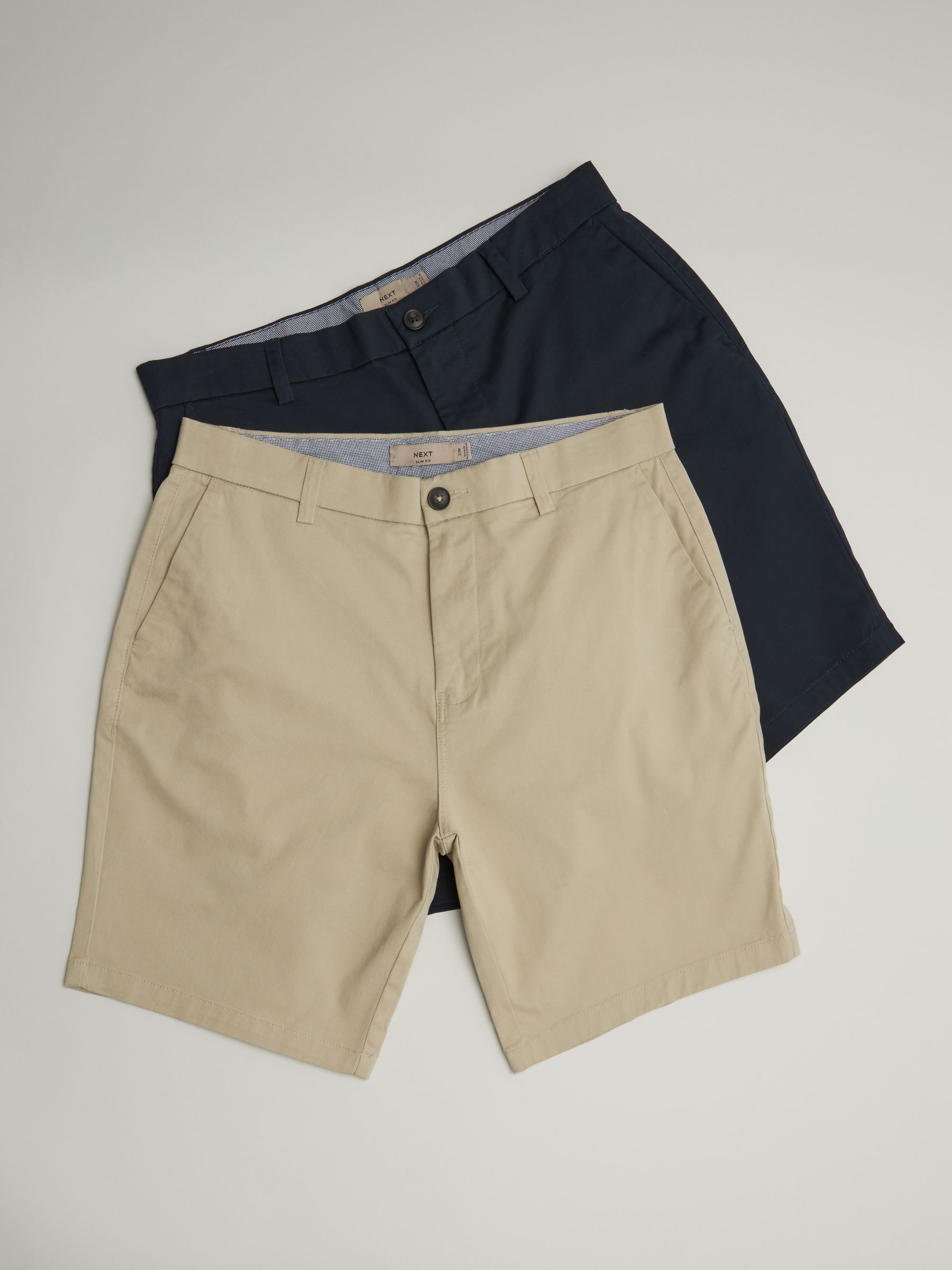 Pack De 2 Pantalones Chino Stretch NEXT - Corte Clásico, Tejido Elástico, Cómodos Para Diario