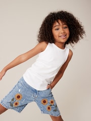 White Rib Vest (3-16yrs) - Image 1 of 6