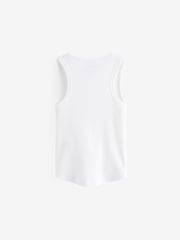 White Rib Vest (3-16yrs) - Image 5 of 6