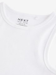 White Rib Vest (3-16yrs) - Image 6 of 6