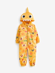 Bebê tubarão amarelo - Roupa de poça infantil unissex Vanilla Underground - Imagem 1 de 7