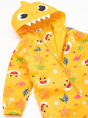 Bebê tubarão amarelo - Roupa de poça infantil unissex Vanilla Underground - Imagem 2 de 7