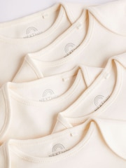 Cream - Essential Baby kratek rokav; s kratkimi rokavi Bodysuits 5 Pack - Slika 4 iz 6