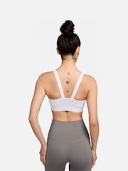 Nike White Indy Medium Support Padded Sports Bra - Image 1 of 6