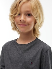 Tommy Hilfiger Black Long Sleeve T-Shirt 2 Pack - Image 6 of 7
