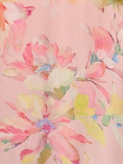 Adrianna Papell Pink Printed Satin Dress - Image 5 of 6