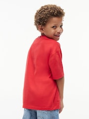 Tommy Hilfiger Red Peanuts® Flag Graphic Jersey T-Shirt - Image 4 of 6