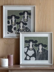 Gallery Home Green Creature Features I Framed Art Set of 2 - Image 1 of 4